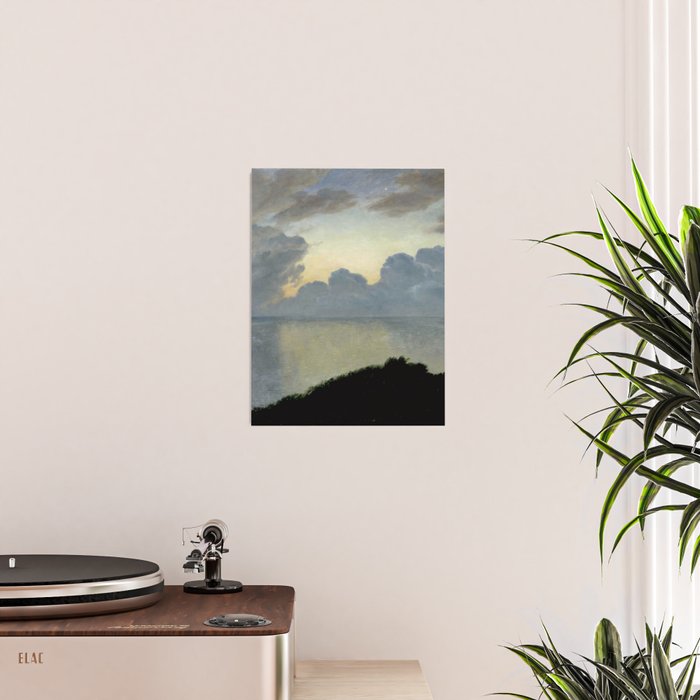 Summer night by the sea, tisvilde, 1900, Oil Landscape Painting  Poster Gallery Image 2