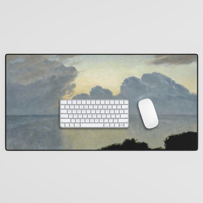 Summer night by the sea, tisvilde, 1900, Oil Landscape Painting  Desk Mat Gallery Image 1