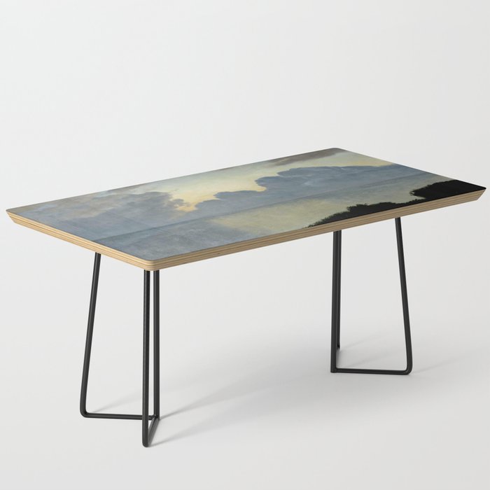 Summer night by the sea, tisvilde, 1900, Oil Landscape Painting  Coffee Table Gallery Image 1
