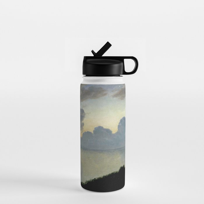 Summer night by the sea, tisvilde, 1900, Oil Landscape Painting  Water Bottle Gallery Image 1
