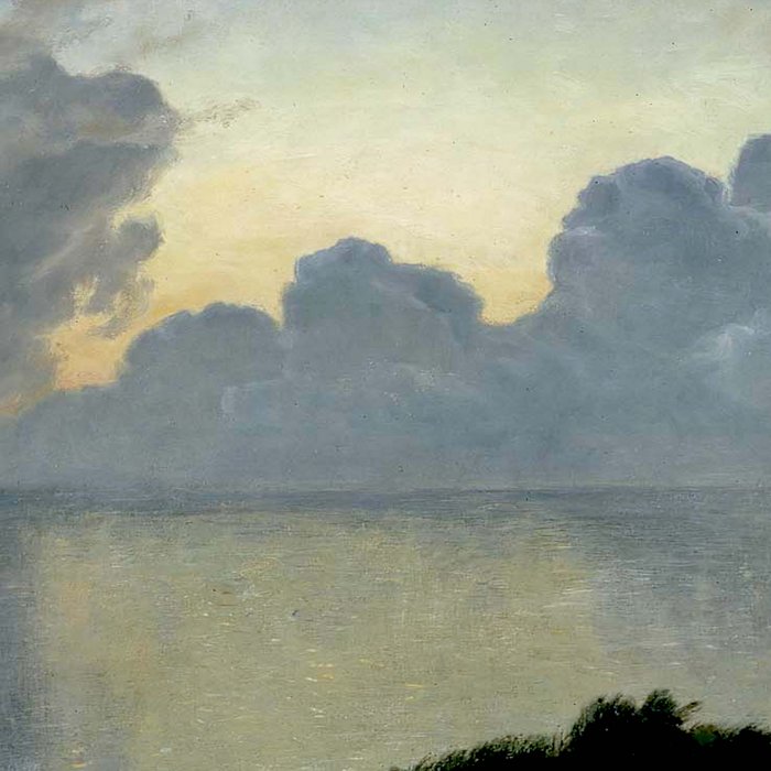 Summer night by the sea, tisvilde, 1900, Oil Landscape Painting  Coffee Mug Gallery Image 2
