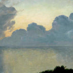 Summer night by the sea, tisvilde, 1900, Oil Landscape Painting  Coffee Mug Gallery Image 2