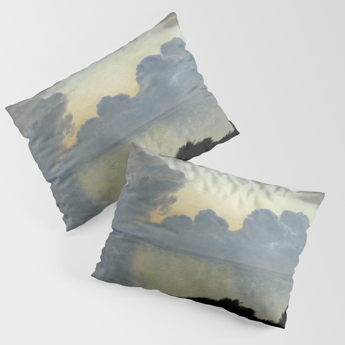 Summer night by the sea, tisvilde, 1900, Oil Landscape Painting  Pillow Sham Gallery Image 1