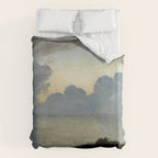 Summer night by the sea, tisvilde, 1900, Oil Landscape Painting  Duvet Cover Gallery Image 6