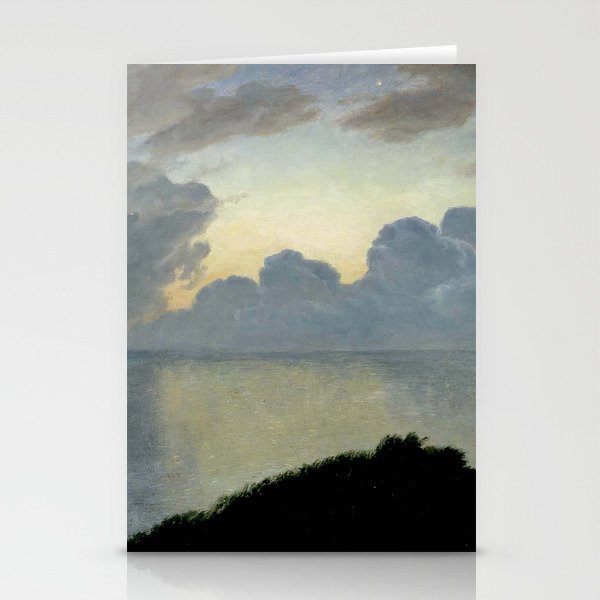 Summer night by the sea, tisvilde, 1900, Oil Landscape Painting  Stationery Card Gallery Image 2