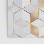 Soft Blue Gradient Cubes Poster Gallery Image 3