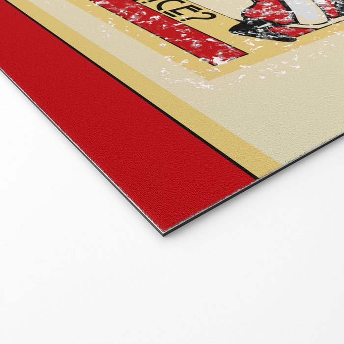 Naughty or Nice?, Vintage Santa Poster Welcome Mat Gallery Image 2