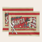Naughty or Nice?, Vintage Santa Poster Placemat Gallery Image 1