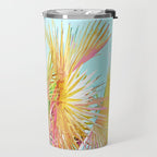 Beachy Pastel Palm Jungle | Botanical Digital Painting | Nature Plants Tropical Boho Blush Travel Mug Gallery Image 2