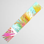 Beachy Pastel Palm Jungle | Botanical Digital Painting | Nature Plants Tropical Boho Blush Table Runner Gallery Image 3