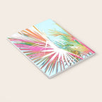 Beachy Pastel Palm Jungle | Botanical Digital Painting | Nature Plants Tropical Boho Blush Notebook Gallery Image 3