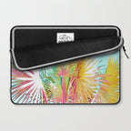 Beachy Pastel Palm Jungle | Botanical Digital Painting | Nature Plants Tropical Boho Blush Laptop Sleeve Gallery Image 2