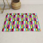 Colourful Geometric Diamonds Pattern No 1 Multicolors Rug Gallery Image 1
