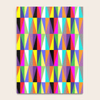 Colourful Geometric Diamonds Pattern No 1 Multicolors Notebook Gallery Image 4