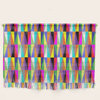 Colourful Geometric Diamonds Pattern No 1 Multicolors Wall Hanging Gallery Image 1