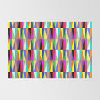 Colourful Geometric Diamonds Pattern No 1 Multicolors Rug Gallery Image 2