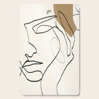 Abstract Face Cutting Board Gallery Image 1