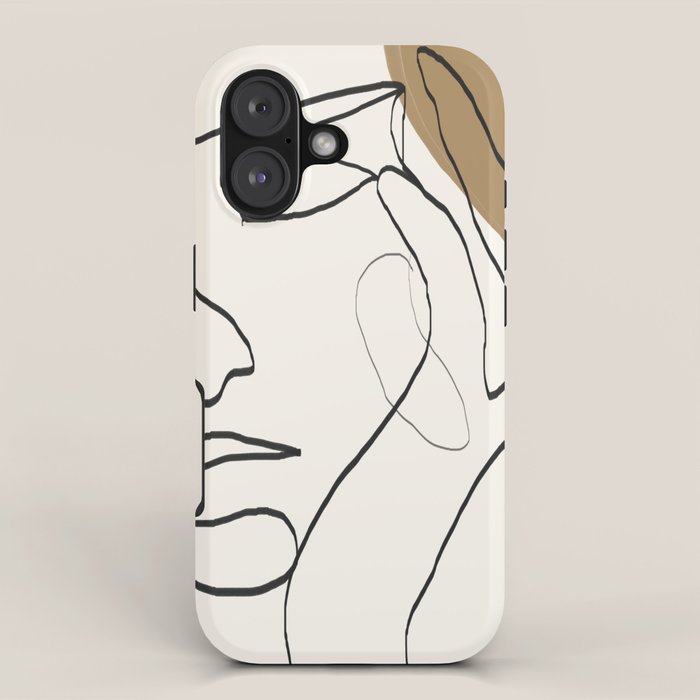 Abstract Face iPhone Case Gallery Image 1