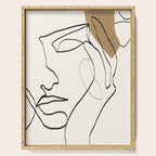 Abstract Face Serving Tray Gallery Image 1
