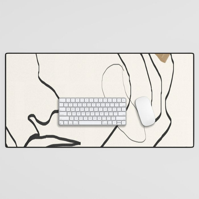 Abstract Face Desk Mat Gallery Image 1