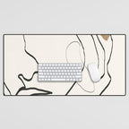 Abstract Face Desk Mat Gallery Image 1