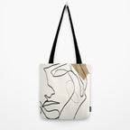 Abstract Face Tote Bag Gallery Image 2