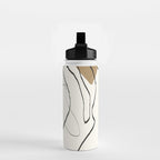 Abstract Face Water Bottle Gallery Image 2