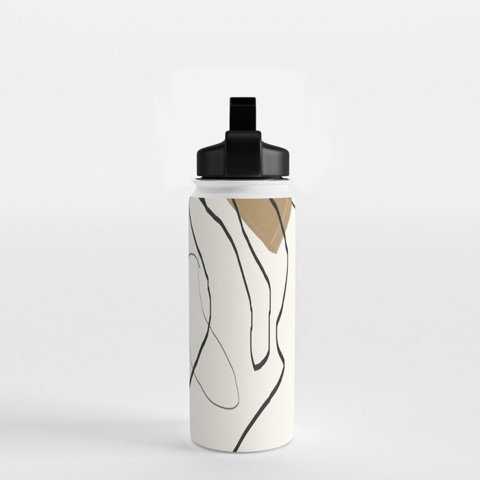 Abstract Face Water Bottle Gallery Image 2