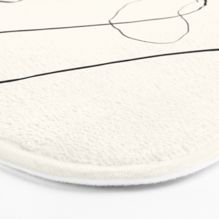 Abstract Face Bath Mat Gallery Image 3