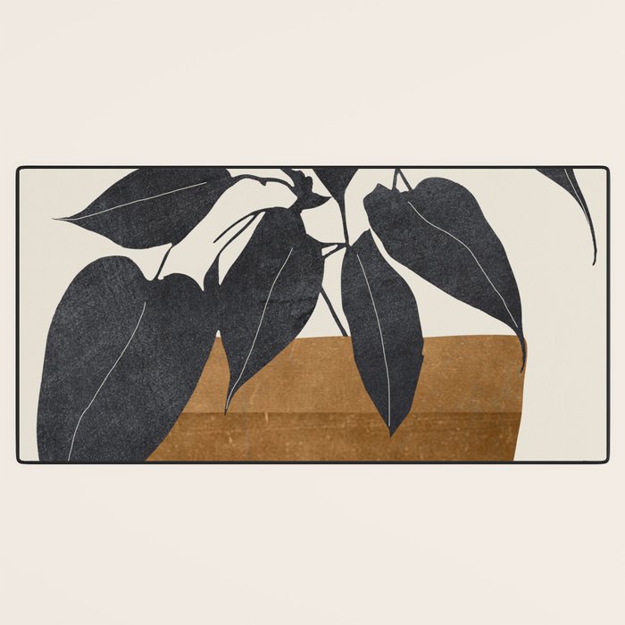 Abstract Art /Minimal Plant 144 Desk Mat Gallery Image 3