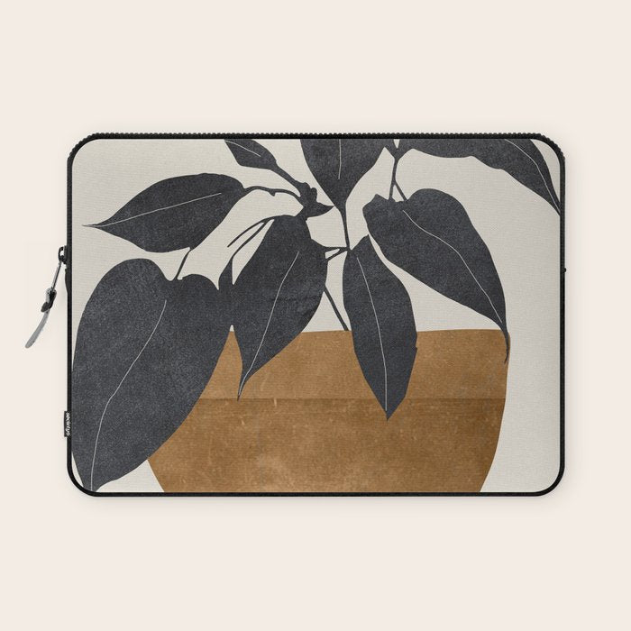 Abstract Art /Minimal Plant 144 Laptop Sleeve Gallery Image 1