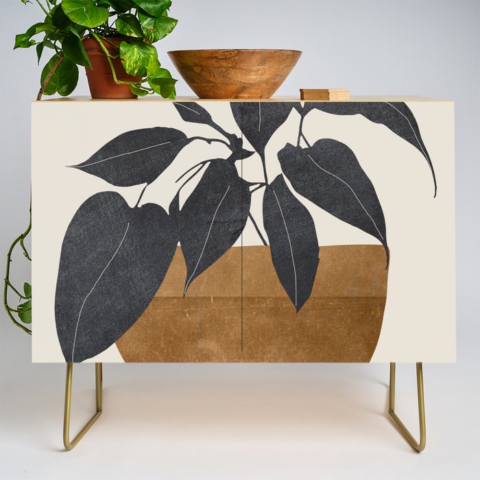 Abstract Art /Minimal Plant 144 Credenza Gallery Image 1