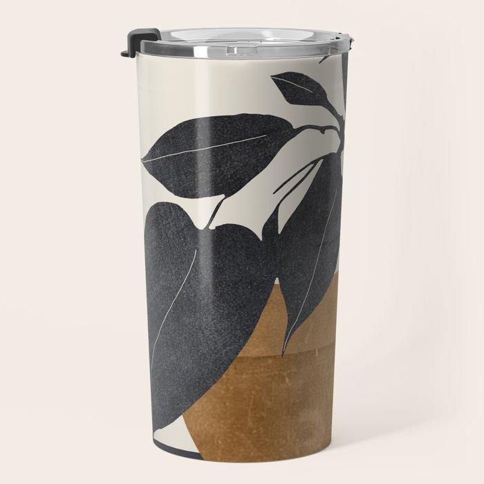Abstract Art /Minimal Plant 144 Travel Mug Gallery Image 3