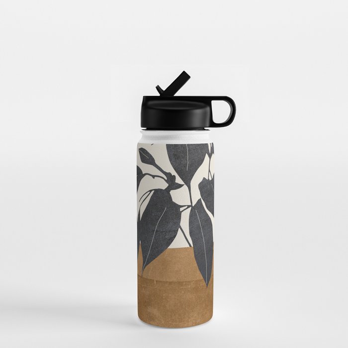 Abstract Art /Minimal Plant 144 Water Bottle Gallery Image 1