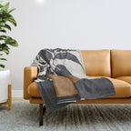 Abstract Art /Minimal Plant 144 Throw Blanket Gallery Image 1