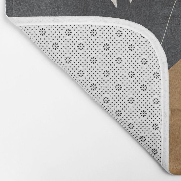 Abstract Art /Minimal Plant 144 Bath Mat Gallery Image 2