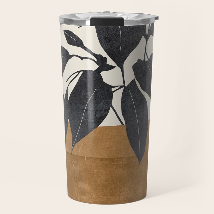Abstract Art /Minimal Plant 144 Travel Mug Gallery Image 1