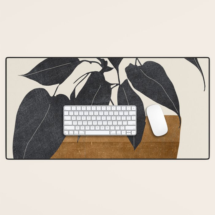 Abstract Art /Minimal Plant 144 Desk Mat Gallery Image 1