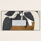 Abstract Art /Minimal Plant 144 Desk Mat Gallery Image 1