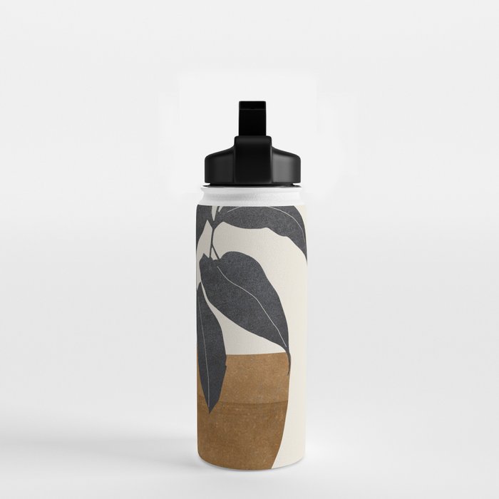 Abstract Art /Minimal Plant 144 Water Bottle Gallery Image 2