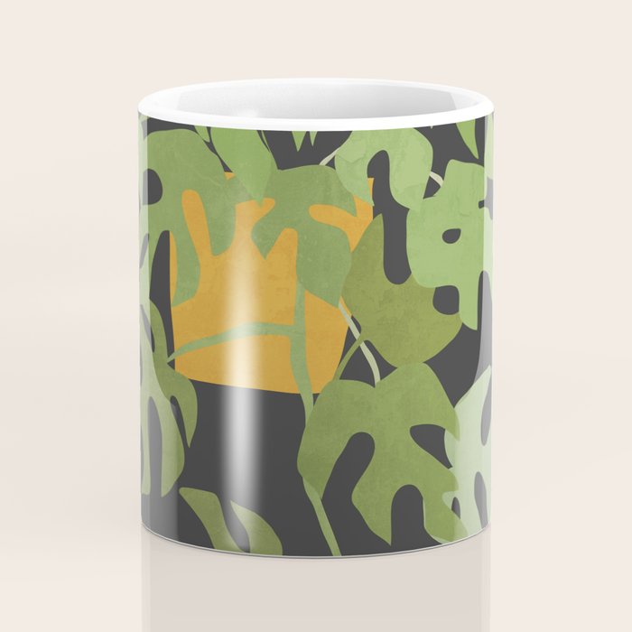 Minimal Abstract Art Plant 28 Coffee Mug Gallery Image 4