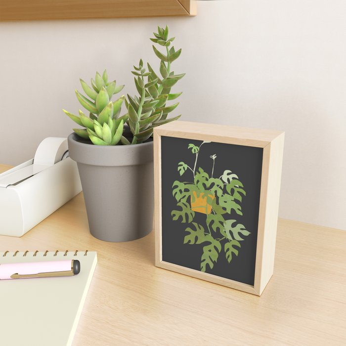 Minimal Abstract Art Plant 28 Mini Art Print Gallery Image 2