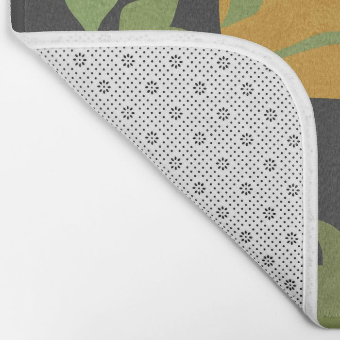 Minimal Abstract Art Plant 28 Bath Mat Gallery Image 2