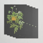 Minimal Abstract Art Plant 28 Wrapping Paper Gallery Image 3