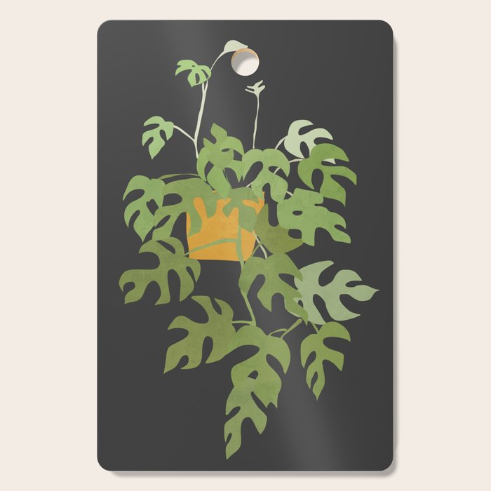Minimal Abstract Art Plant 28 Cutting Board Gallery Image 1