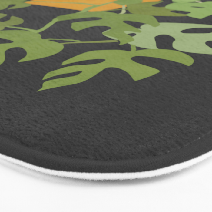 Minimal Abstract Art Plant 28 Bath Mat Gallery Image 3