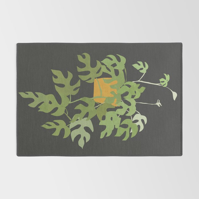 Minimal Abstract Art Plant 28 Rug Gallery Image 2