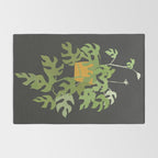 Minimal Abstract Art Plant 28 Rug Gallery Image 2