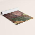 Fall Apple Orchard Painting in Red Delicious Yoga Mat Gallery Image 2