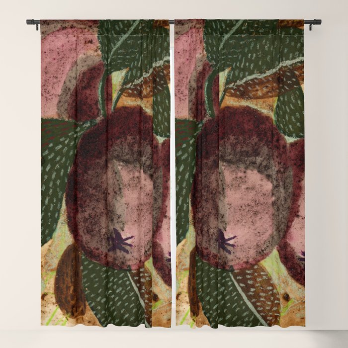 Fall Apple Orchard Painting in Red Delicious Window Curtain Gallery Image 5